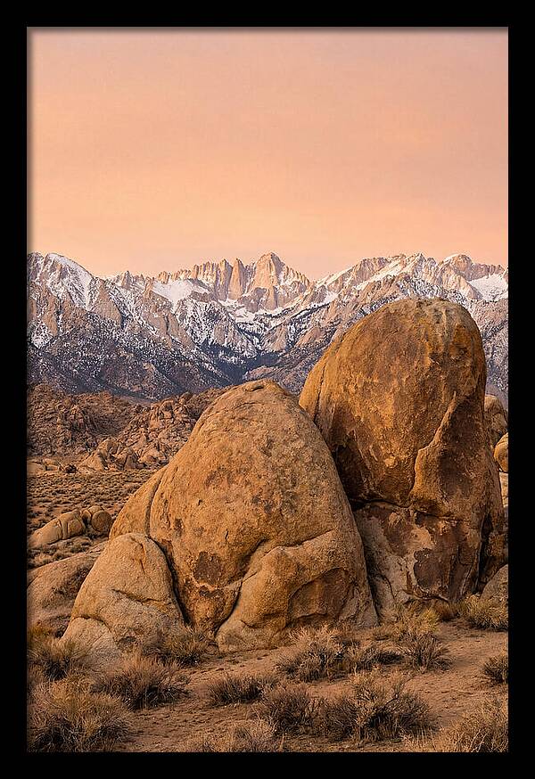 Alabama Hills At Dusk