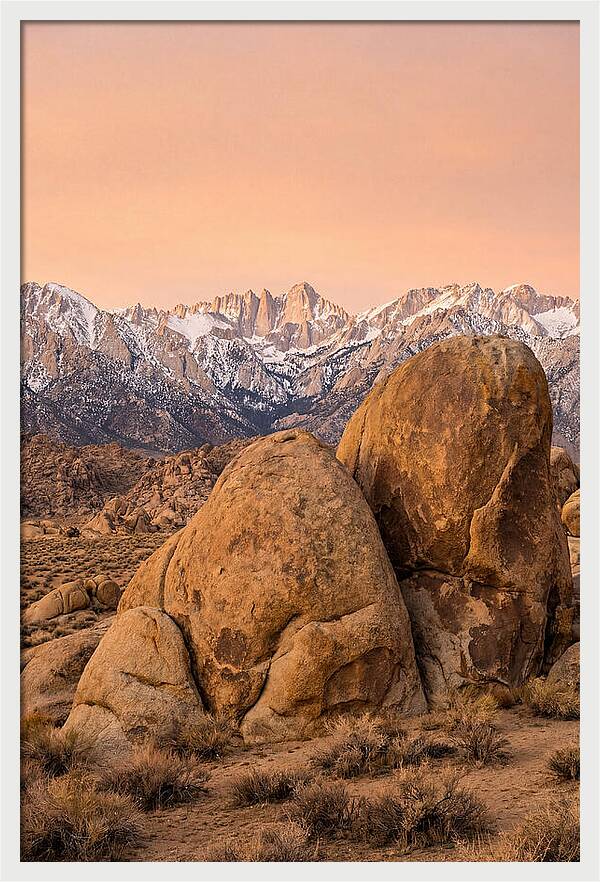 Alabama Hills At Dusk