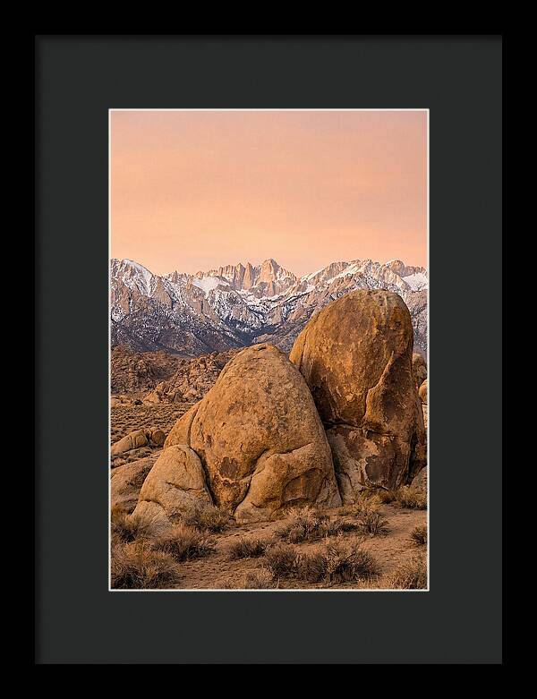 Alabama Hills At Dusk
