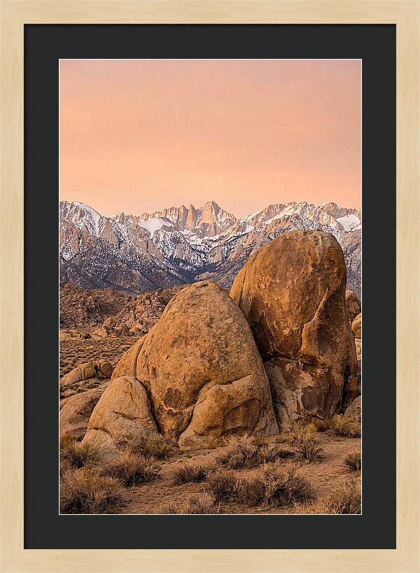 Alabama Hills At Dusk