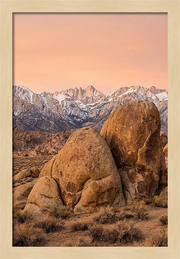 Alabama Hills At Dusk