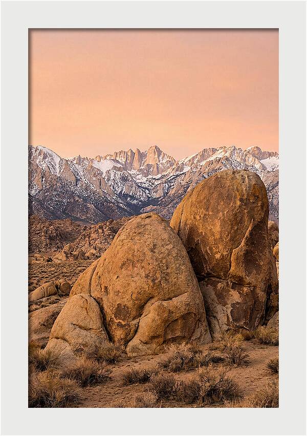 Alabama Hills At Dusk