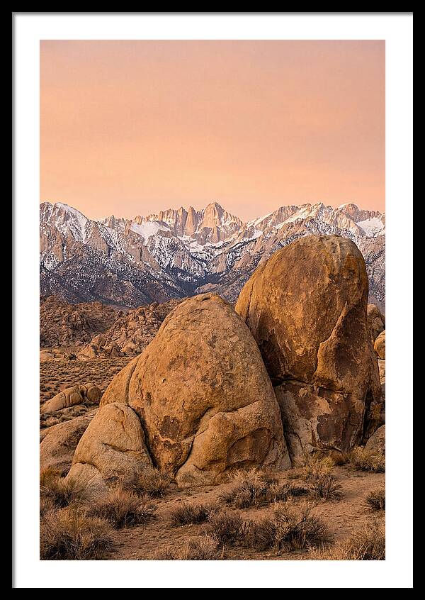 Alabama Hills At Dusk