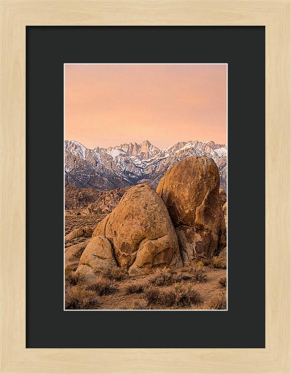 Alabama Hills At Dusk