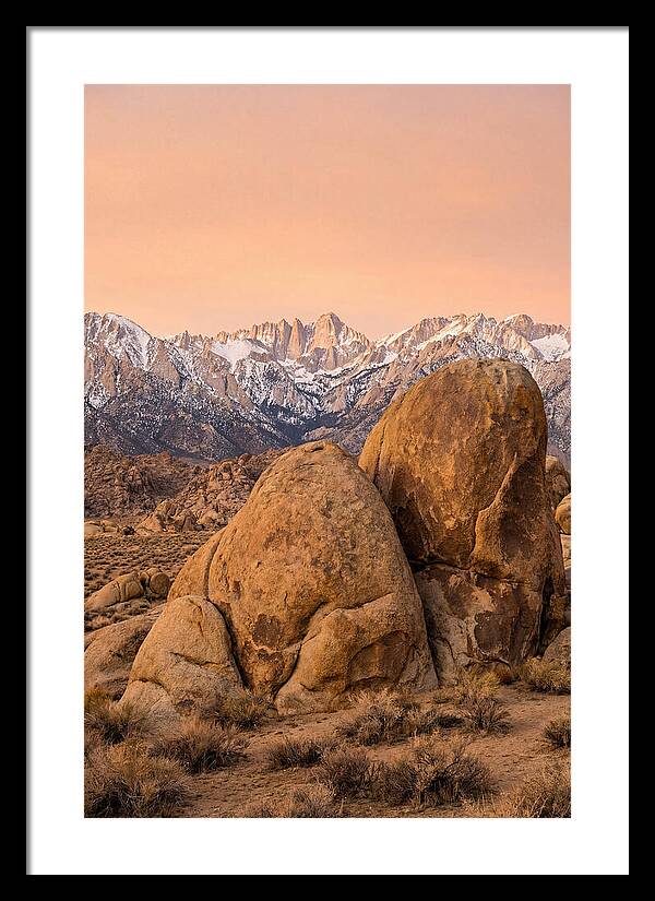 Alabama Hills At Dusk