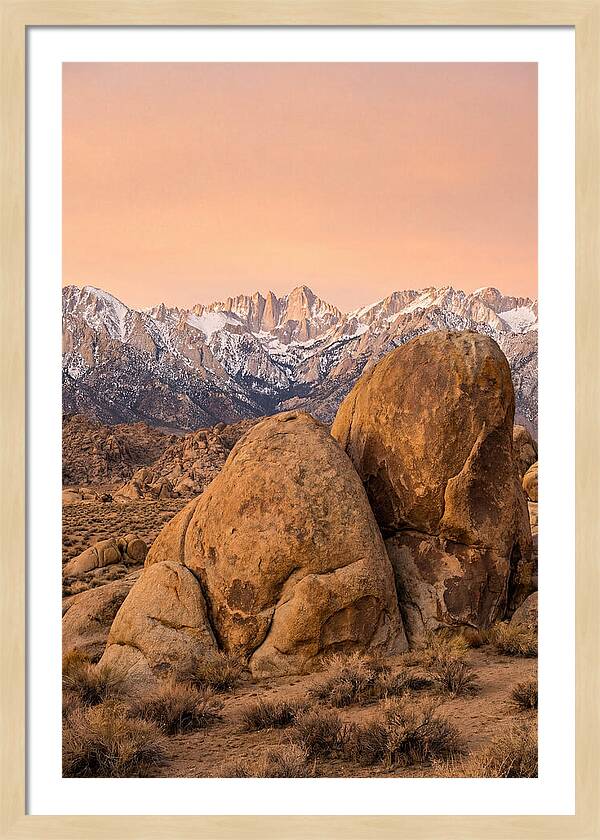 Alabama Hills At Dusk