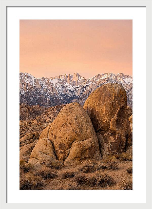 Alabama Hills At Dusk