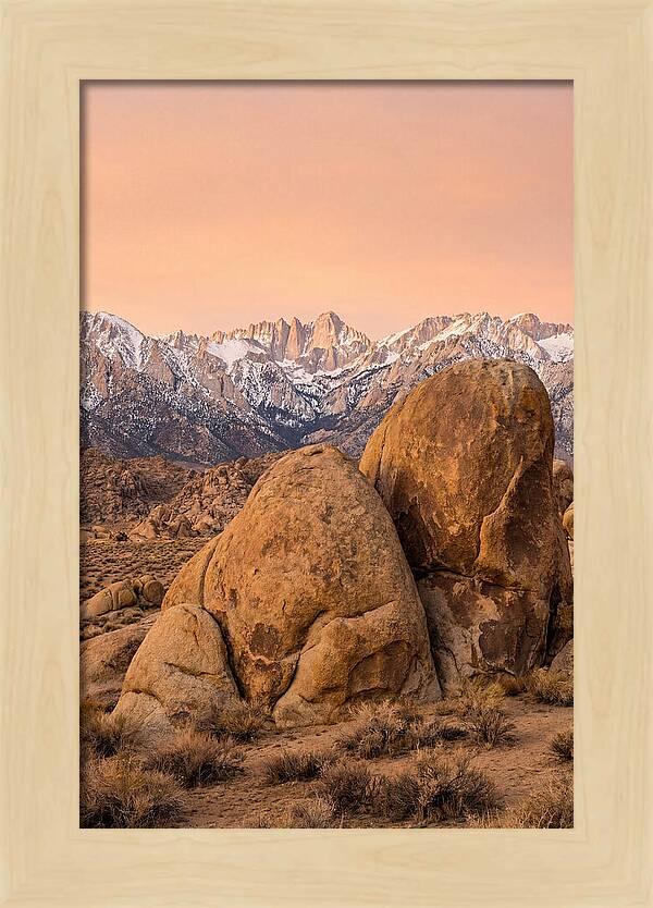 Alabama Hills At Dusk