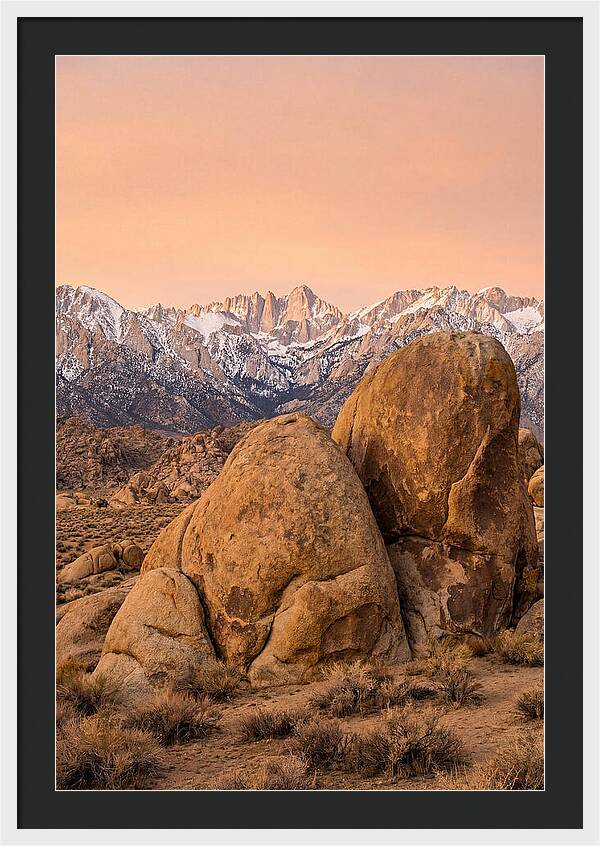 Alabama Hills At Dusk