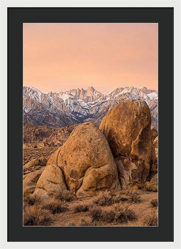 Alabama Hills At Dusk