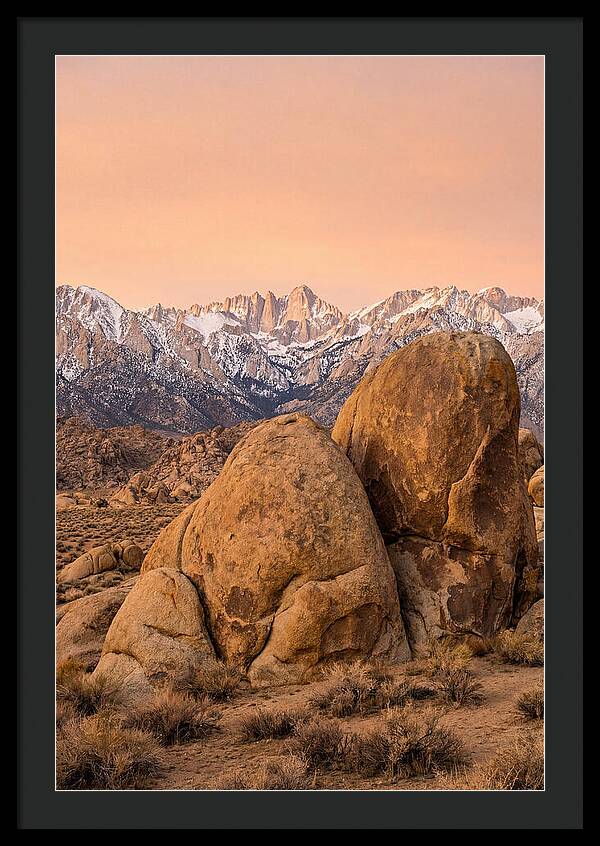 Alabama Hills At Dusk