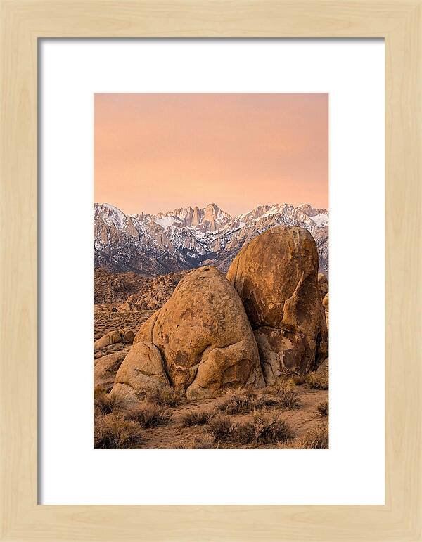Alabama Hills At Dusk