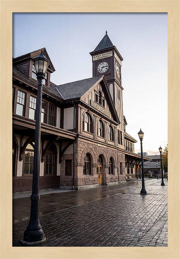 Alaska Railroad Depot Detail