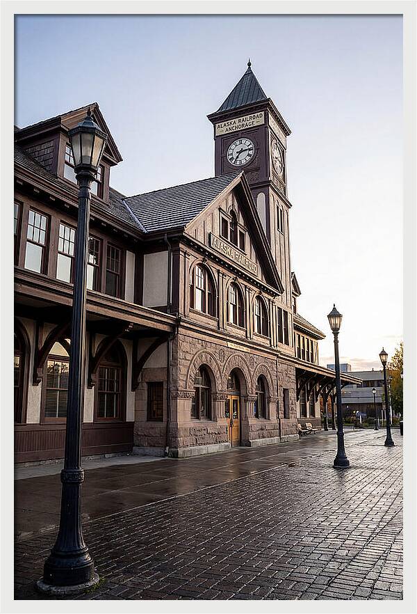 Alaska Railroad Depot Detail