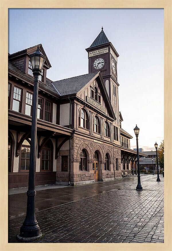 Alaska Railroad Depot Detail