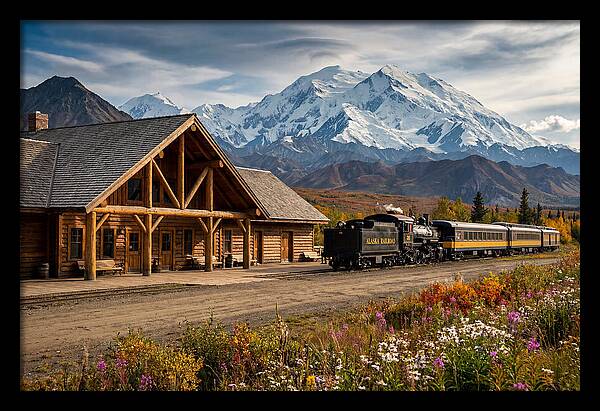 Alaska Railroad Station View