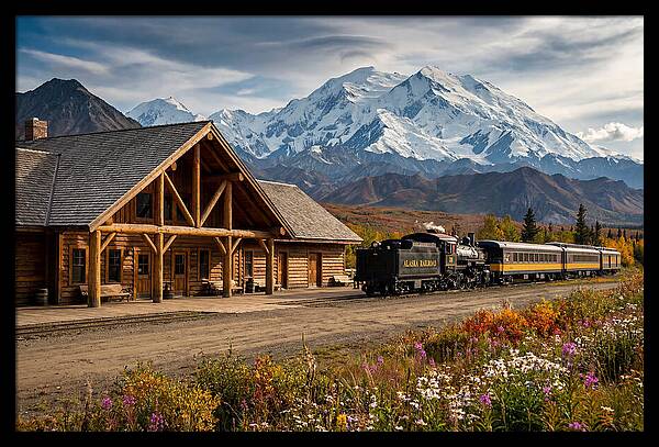 Alaska Railroad Station View