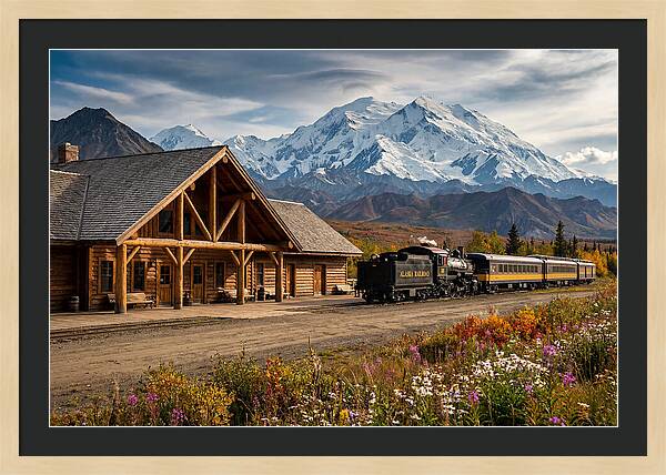 Alaska Railroad Station View
