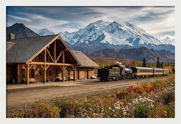 Alaska Railroad Station View