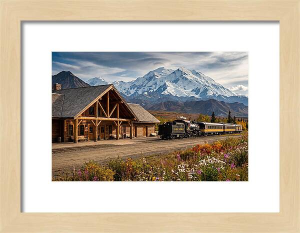 Alaska Railroad Station View