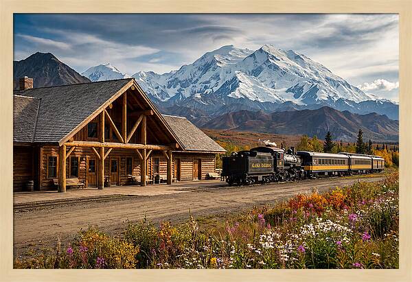 Alaska Railroad Station View