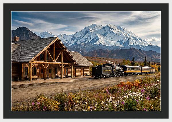 Alaska Railroad Station View