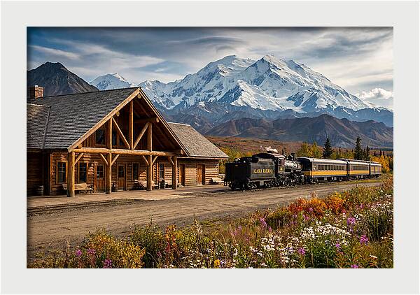 Alaska Railroad Station View