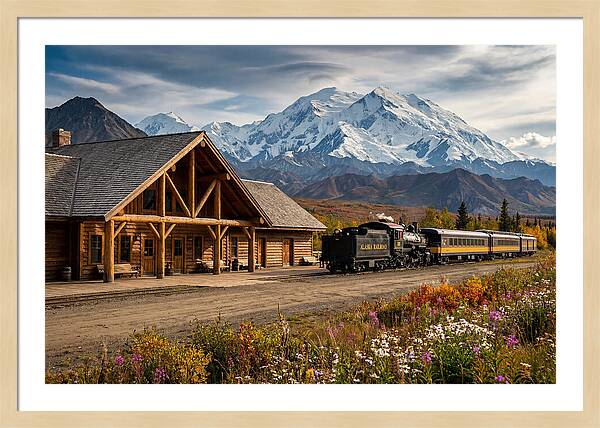 Alaska Railroad Station View