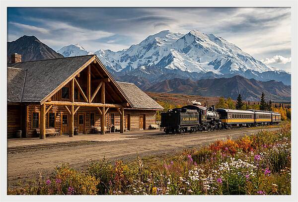 Alaska Railroad Station View
