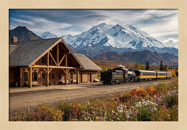 Alaska Railroad Station View