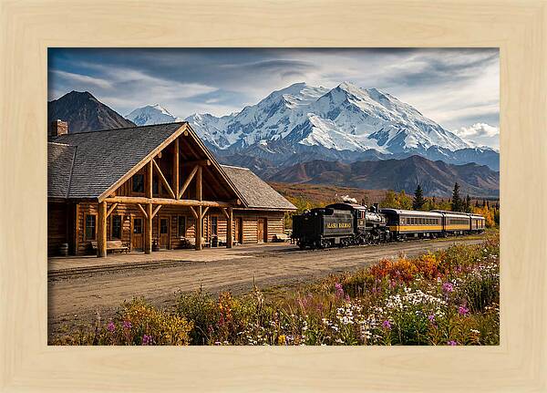 Alaska Railroad Station View
