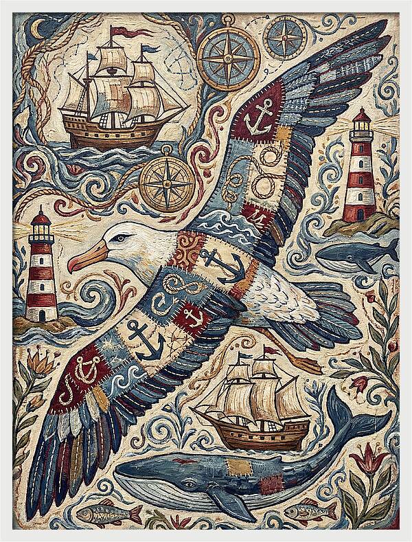 Albatross Folk Art