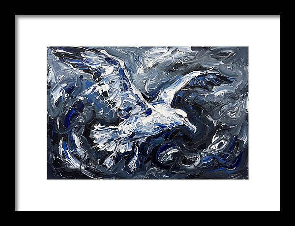 Albatross In Stormy Skies