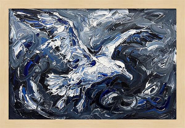 Albatross In Stormy Skies