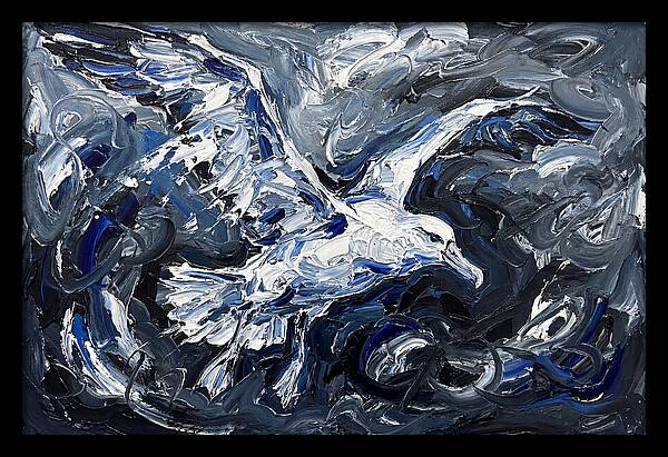 Albatross In Stormy Skies