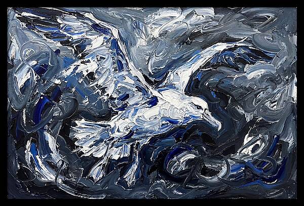 Albatross In Stormy Skies