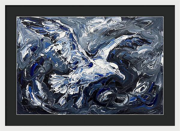 Albatross In Stormy Skies