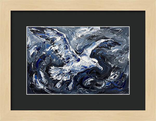 Albatross In Stormy Skies
