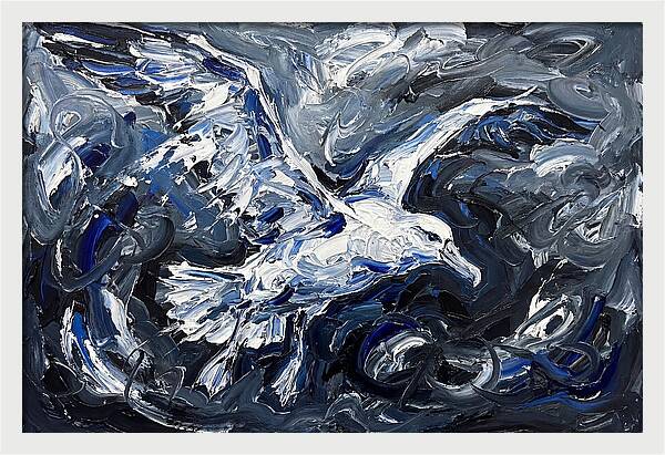 Albatross In Stormy Skies