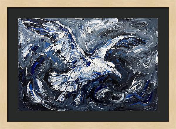 Albatross In Stormy Skies