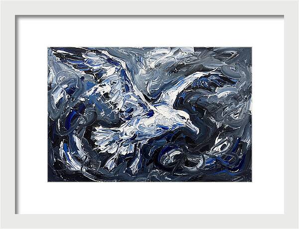Albatross In Stormy Skies
