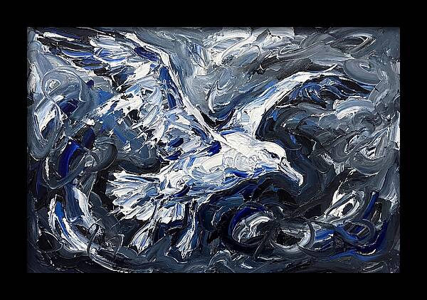 Albatross In Stormy Skies