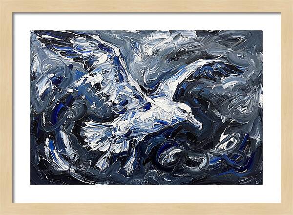Albatross In Stormy Skies