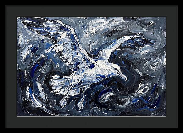 Albatross In Stormy Skies