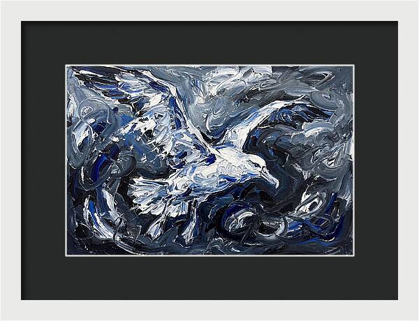 Albatross In Stormy Skies