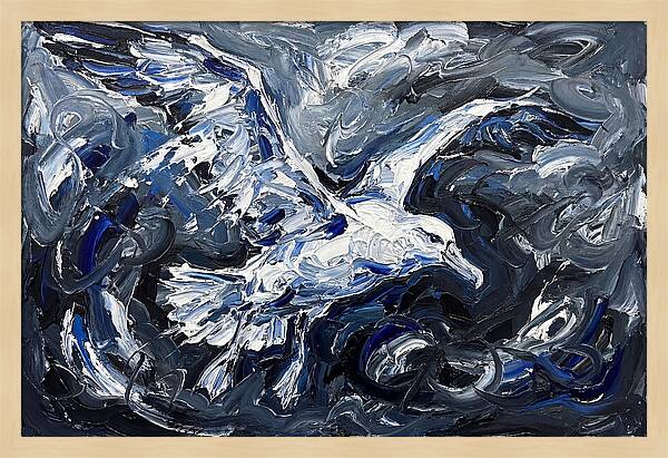 Albatross In Stormy Skies
