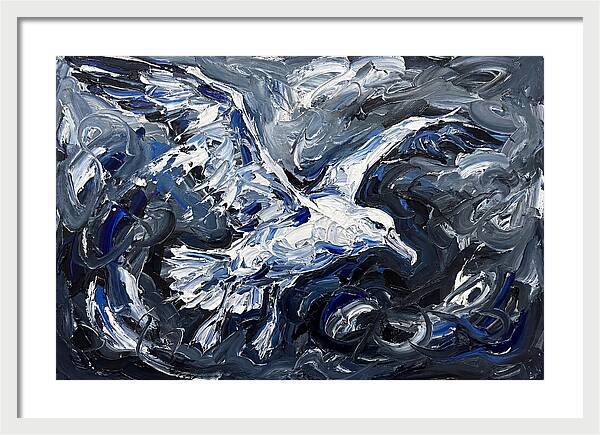 Albatross In Stormy Skies