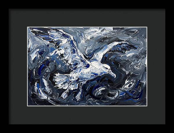 Albatross In Stormy Skies