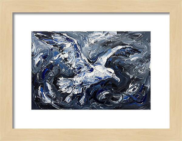 Albatross In Stormy Skies