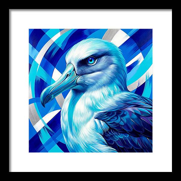 Albatross In Vibrant Blue